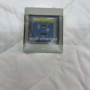 Heyday Blue Dual-Port Wall Charger